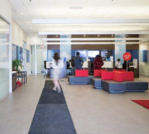 A BMO branch interior