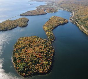 Eskasoni First Nation overhead view