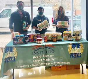 Food bank at Instituto del Progreso Latino